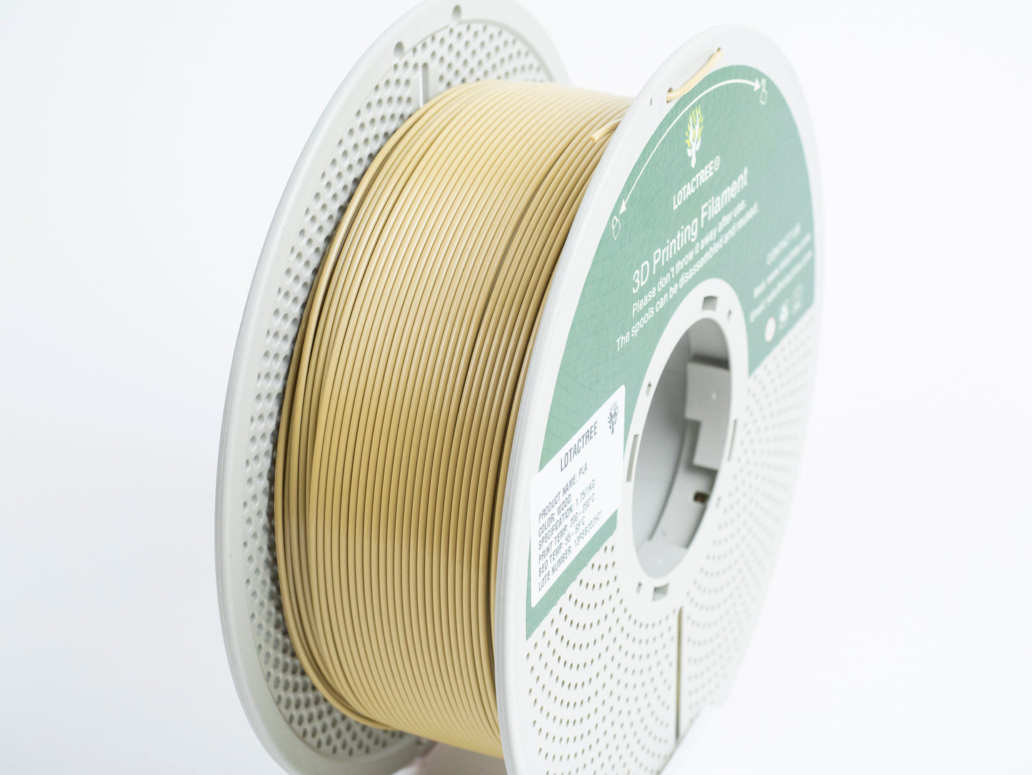 Lotactree PLA Wood 1.75mm 1Kg