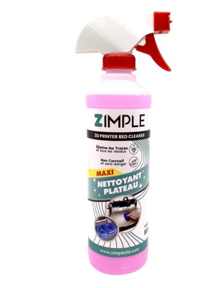 Zimple3D Maxi Format - Spray Nettoyant Plateau & Object 500 ml