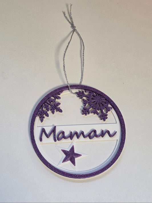 Boule Noël Maman
