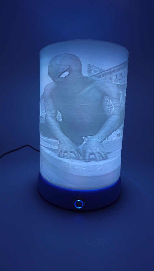 Luminaire Spider Man projection