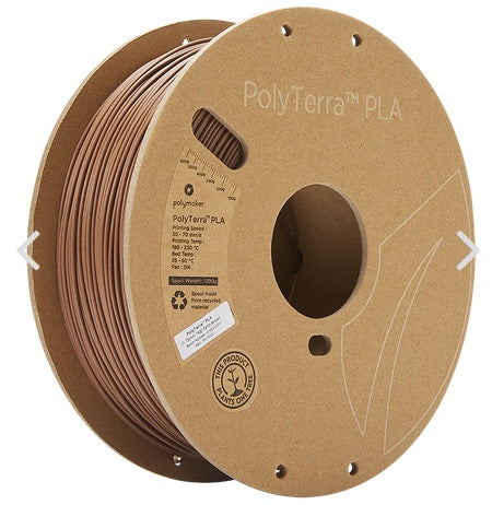 Polymaker - PolyTerra PLA Brun Terre - (Earth Brown) - 1,75 mm - 1 kg