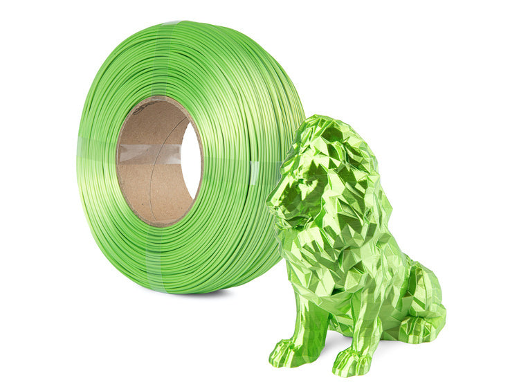 Spectrum filamentaire ReFill PLA SILK 1,75 mm APPLE GREEN 1 kg