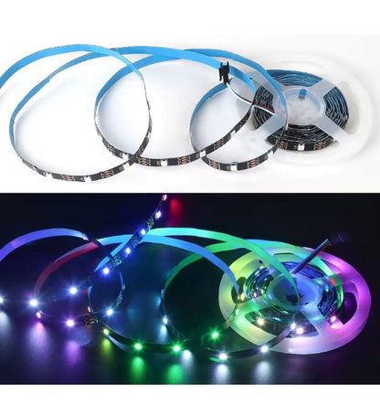 Farbige LEDs, 5 m, 60 LEDs, 5 V Gleichstrom