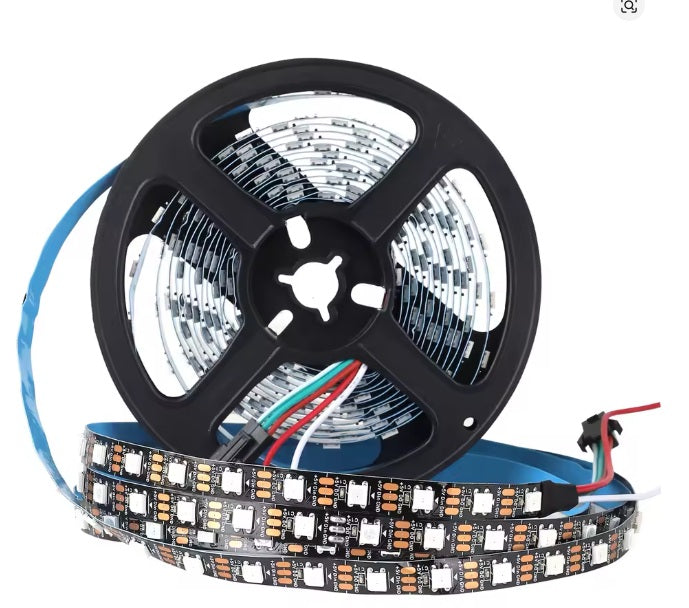 Farbige LEDs, 5 m, 60 LEDs, 5 V Gleichstrom