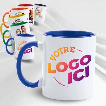 Mug coloré à personnaliser