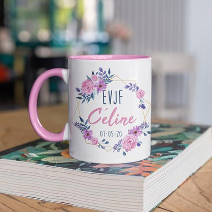 Mug coloré à personnaliser