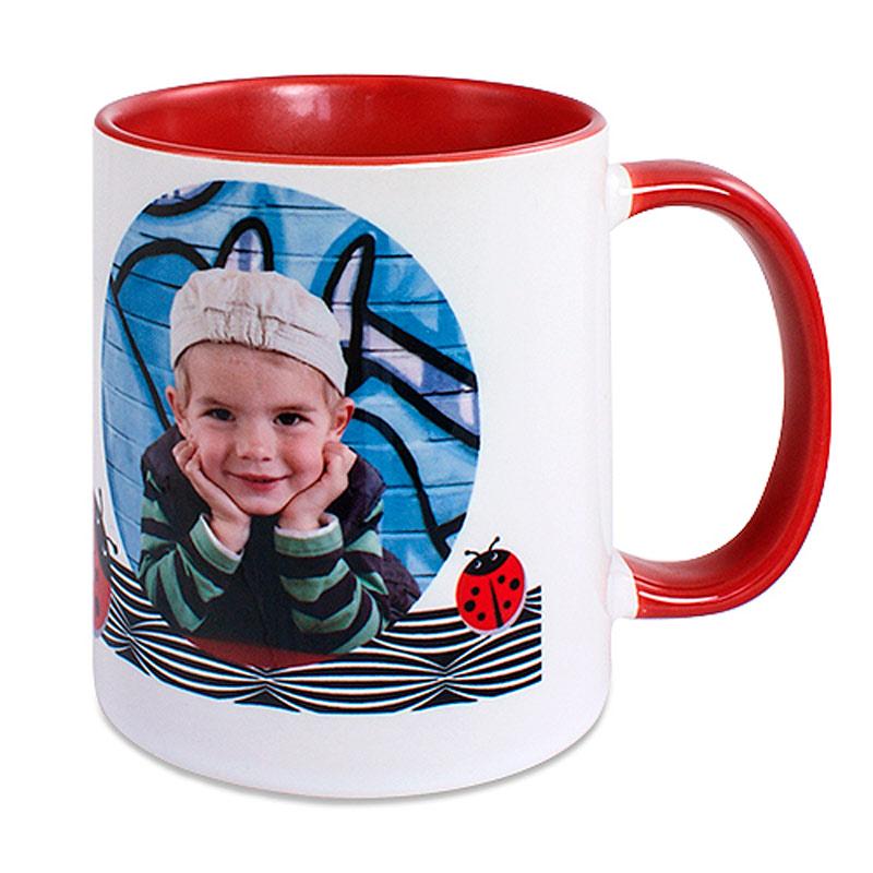 Mug coloré à personnaliser