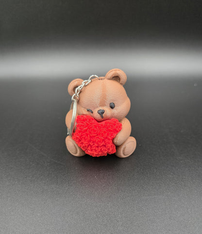 Porte-Clé Ours Coeur