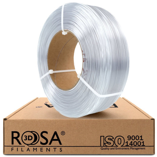 Rosa3D - PETG Standard HS - Transparent - 1,75 mm - 1 kg Refill