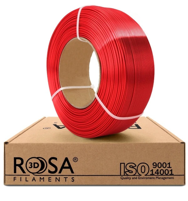 Rosa3D - PLA Silk - Rouge (Red) - 1,75 mm - 1 kg Refill