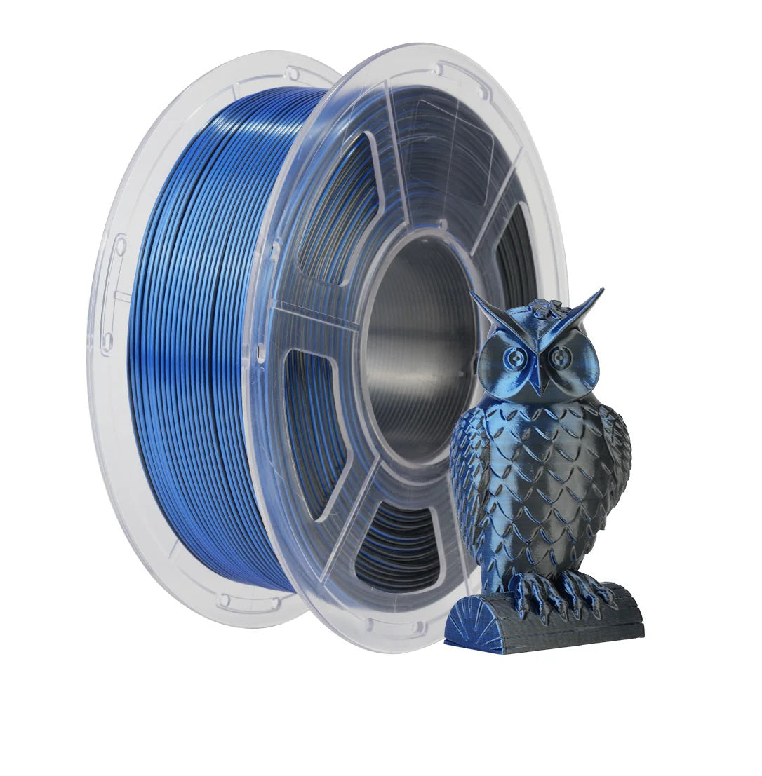 Sunlu - Silk PLA+ Dual - Noir/Bleu (Black Blue) -1,75 mm - 1 kg