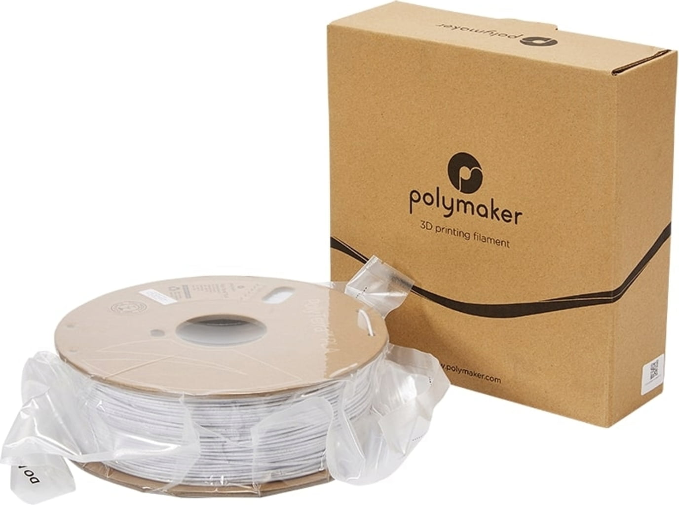 Polymaker - PolyTerra PLA - Blanc Marbre (Marble White) - 1.75 mm - 1 kg