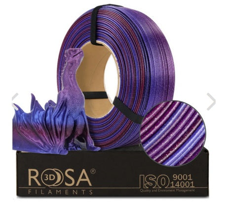 Rosa3D - PLA Galaxy - Arc-en-ciel Andromède (Rainbow Andromeda) - 1,75 mm - 1 kg Refill