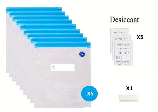 Sacs sous-vide sans pompe