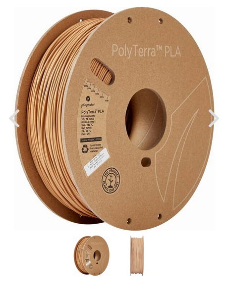 Polymaker - PolyTerra - Marron Bois (Wood Brown) - 1.75 mm - 1 kg